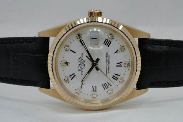(板信當舖流當品)原裝ROLEX 勞力士 15238 自動3135 原裝十鑽面盤 34mm PR42