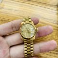 當舖流當品拍賣：經典傳承之美：勞力士 Rolex 18K全金十鑽女錶，搭載 Cal. 2030 機芯的黃金年代